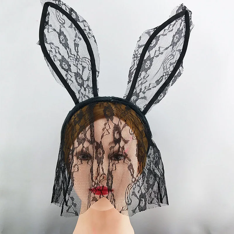 Kids Face Mask - Parti Tavşan Tavşan Kulaklar Kafa Bandı