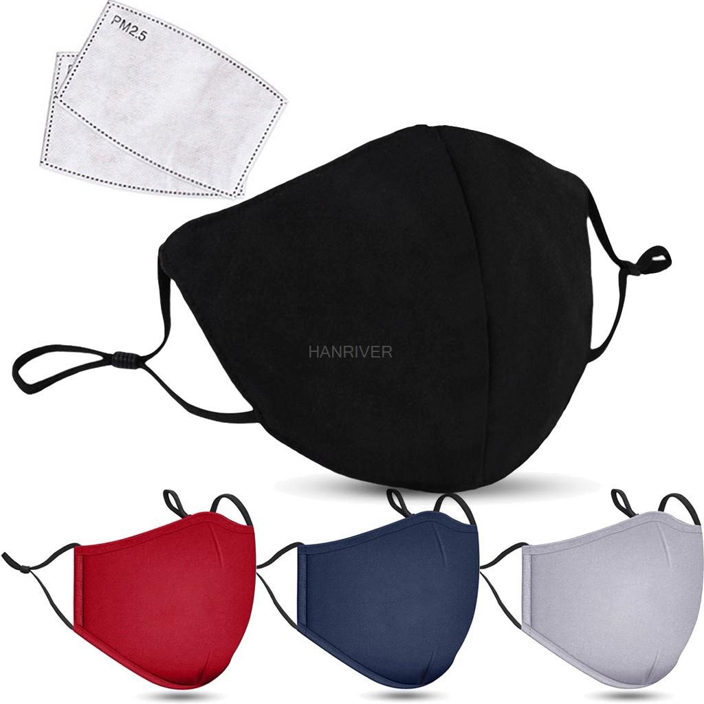 Cloth Face Mask Washable - Pamuklu Yüz Maskesi PM2.5 Aktif Karbon
