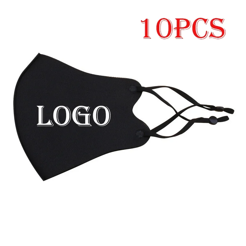 Cloth Face Mask Washable - 10 adet DIY özel Logo yüz