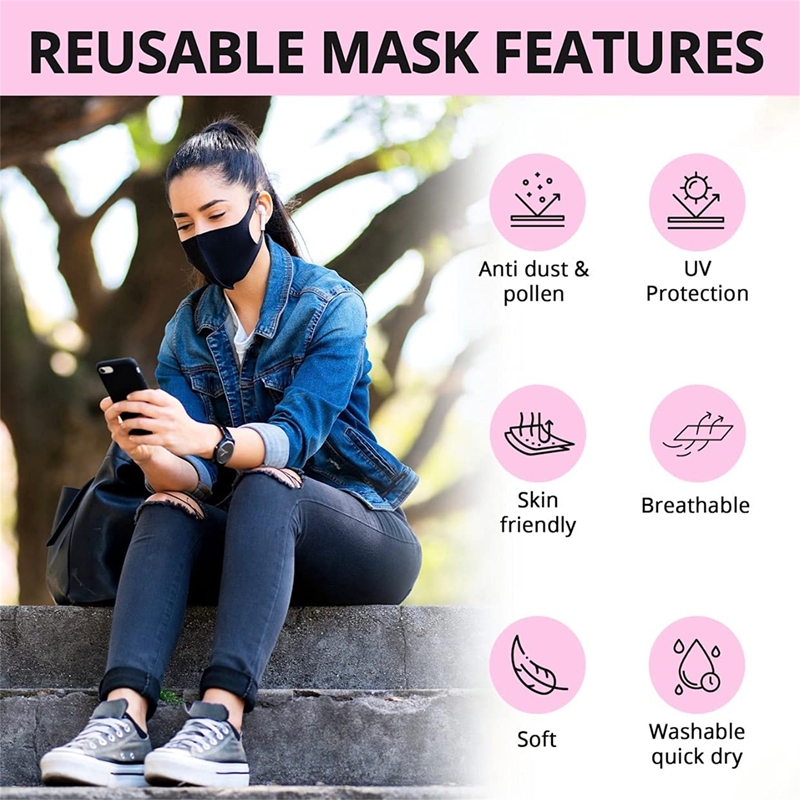 5/10 adet moda katı kulak askı - Cloth Face Mask Washable incelemesi ve fiyatı